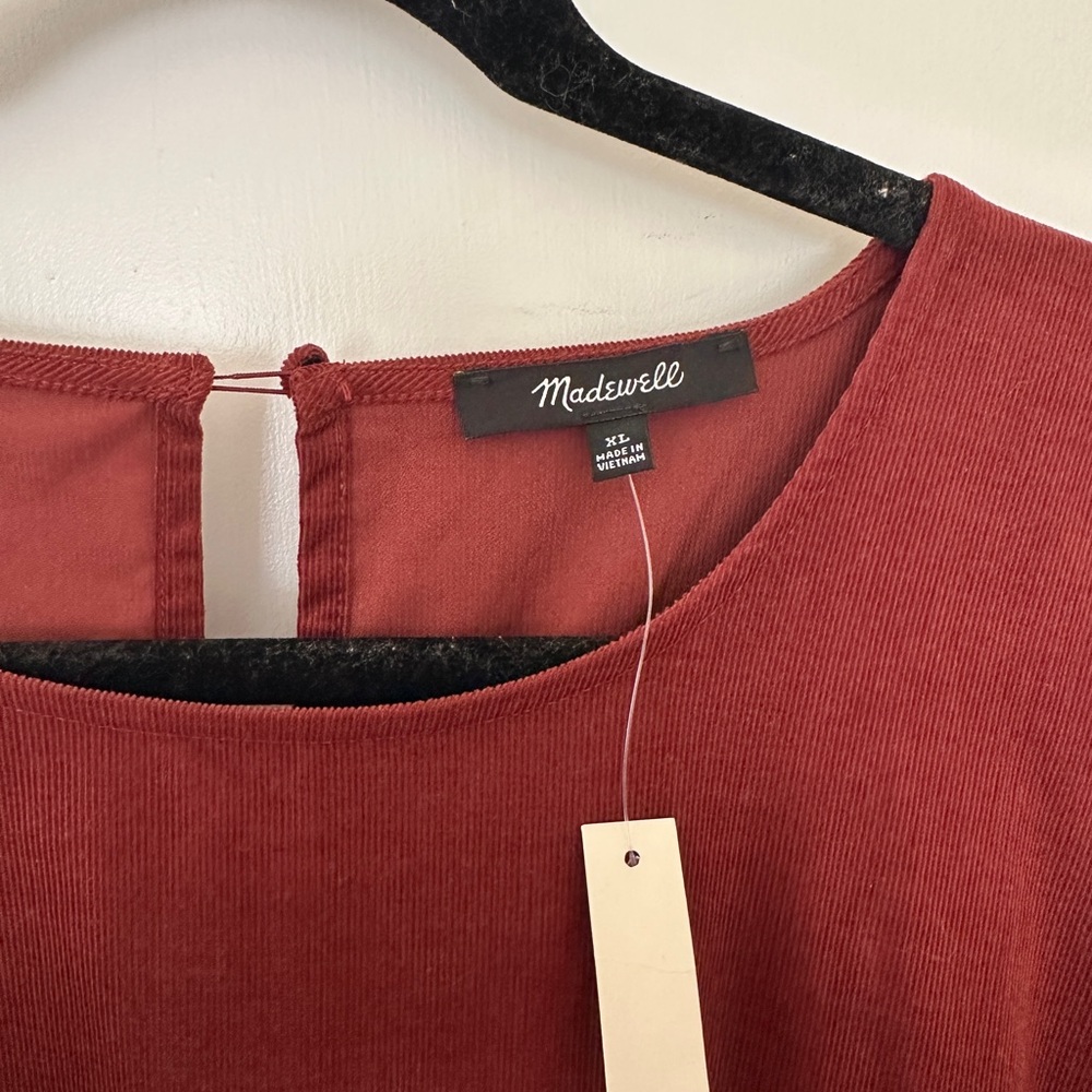 Madewell Corduroy Long Sleeve Dress - Picture 4 of 6